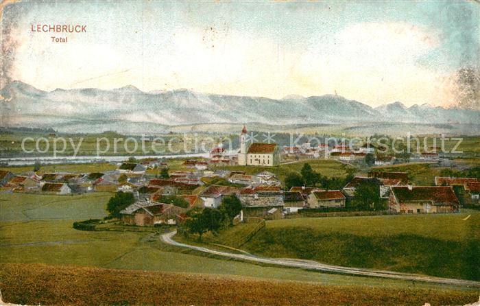 Lechbruck See Panorama Alpen