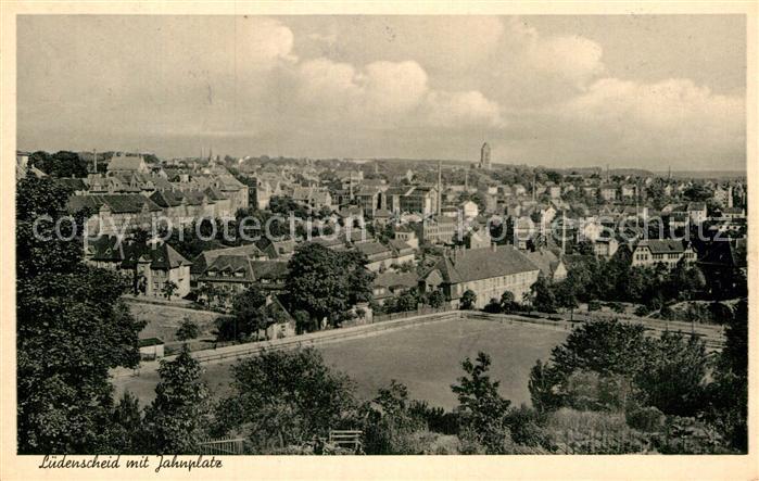 Luedenscheid Stadtpanorama mit Jahnplatz