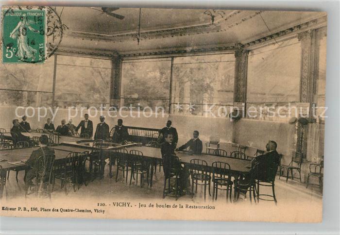 Vichy Allier Jeu de boules de la Restauration