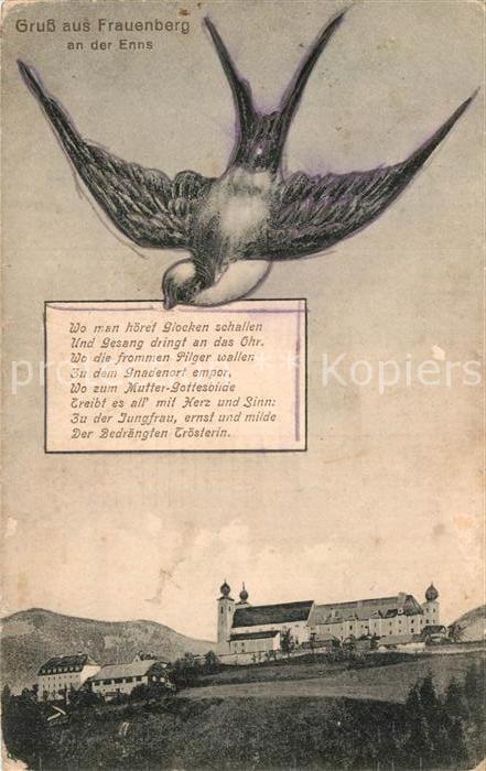 Frauenberg Enns Briefschwalbe Wallfahrtskirche Maria Frauenberg