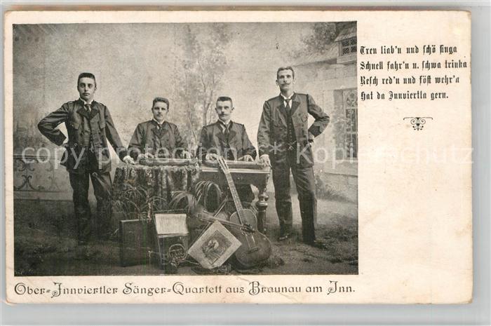 Braunau Inn Oberinnviertler Saengerquartett Gruppenbild