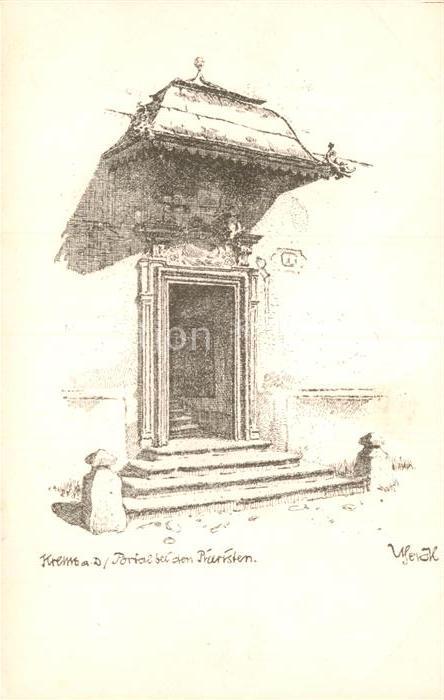 Krems Donau Kuenstlerkarte Portal bei den Piaristen