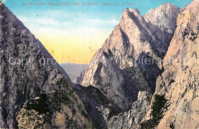 Tirol Merano Rote Rinnscharte mit Treffauer