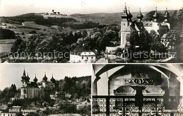 Artstetten-Poebring Schloss mit Maria Taferl Krypta Franz Ferdinand und Gemahlin