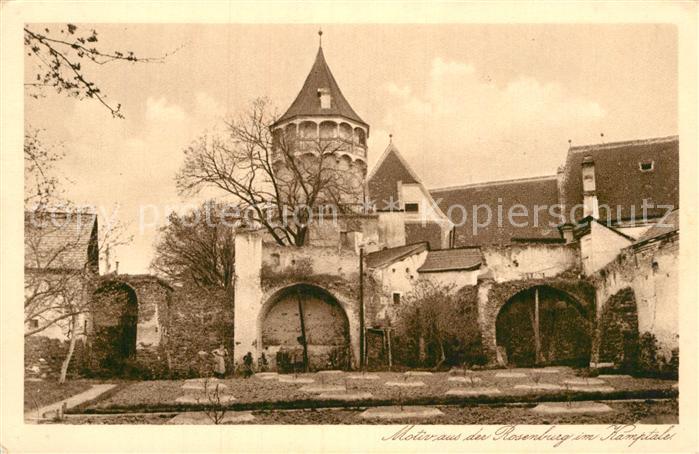 Rosenburg-Kamp Torturm Ziergarten