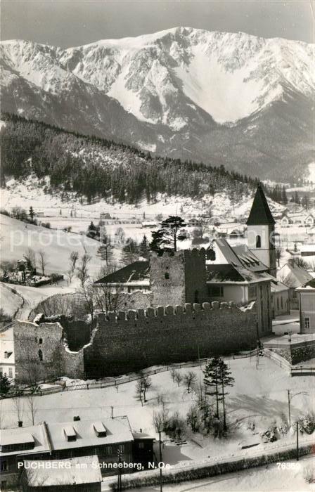 Puchberg Schneeberg Ruine Schneeberg