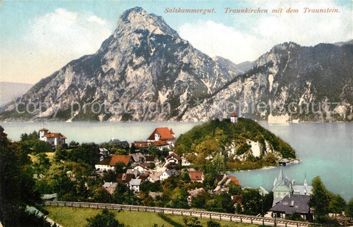 Traunkirchen mit Traunstein im Salzkammergut