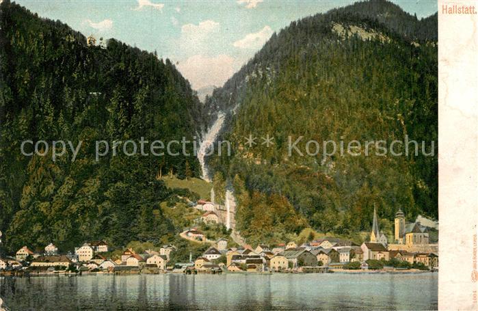 Hallstatt Austria Partie am See