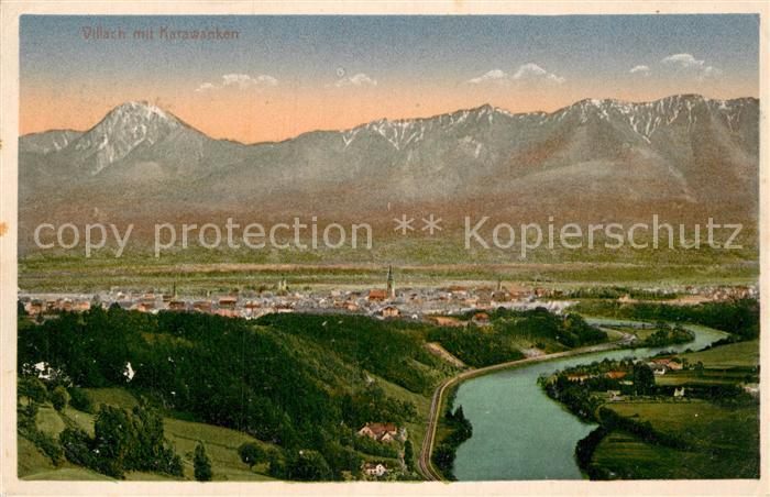 Villach Kaernten Fliegeraufnahme