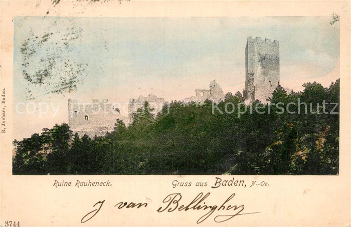 Baden Wien Ruine Rauheneck