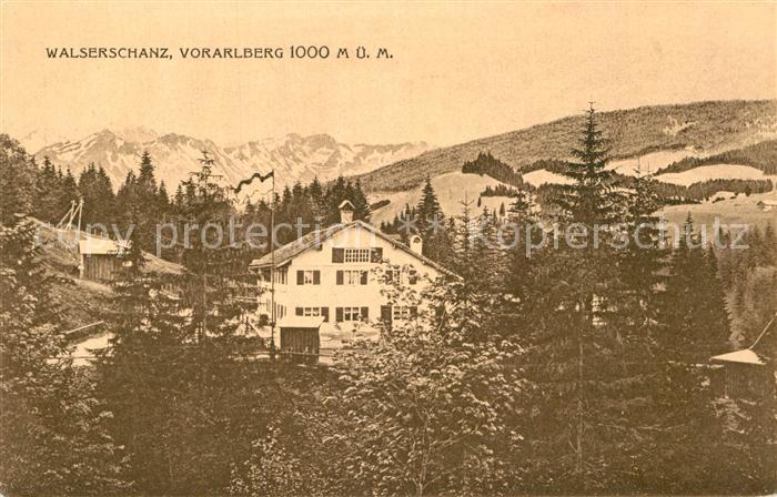 Walserschanz Kleinwalsertal Wohnhaus
