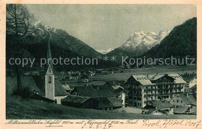 Seefeld Tirol Mittenwaldbahn Karwendel