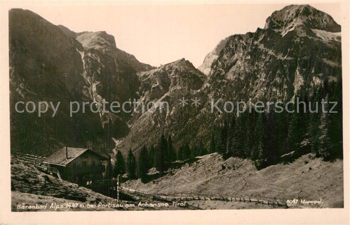 Pertisau Achensee Baerenbad Alpe am Achensee