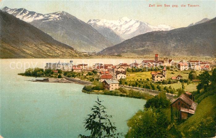 Zell See gegen die Tauern