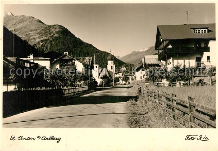 St Anton Arlberg Ortspartie