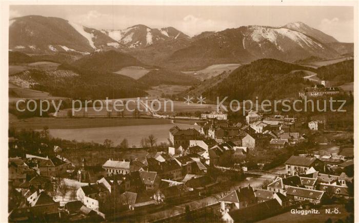 Gloggnitz Niederoesterreich Fliegeraufnahme
