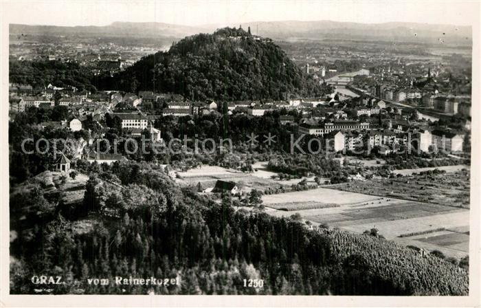 Graz Steiermark Stadtpanorama Blick vom Rainerkogel