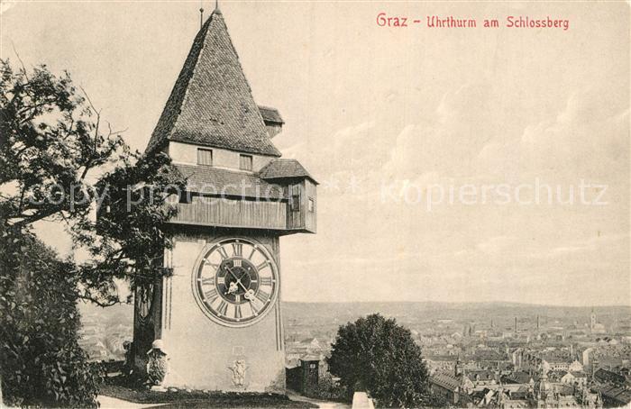 Graz Steiermark Uhrturm am Schlossberg