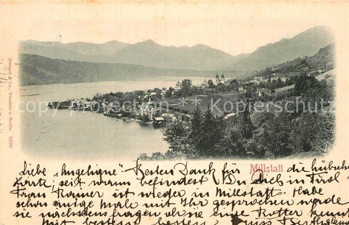 Millstatt Millstaettersee Panorama