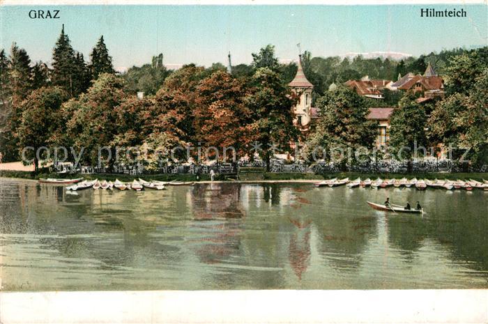 Graz Steiermark Hilmteich Gartenrestaurant Bootfahren