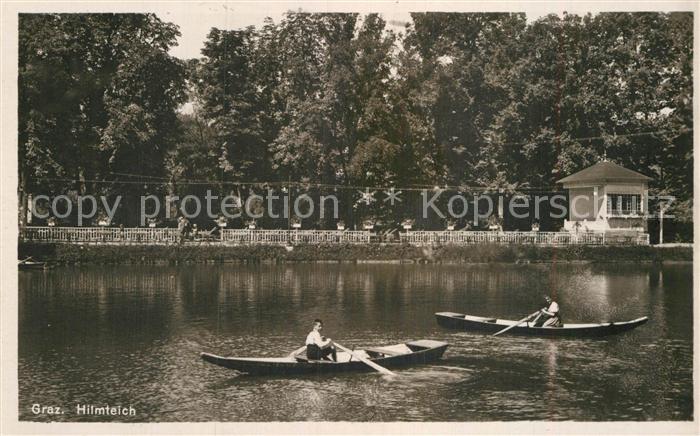 Graz Steiermark Hilmteich Bootfahren