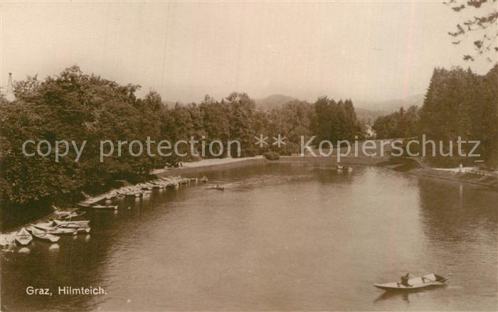 Graz Steiermark Hilmteich Bootfahren