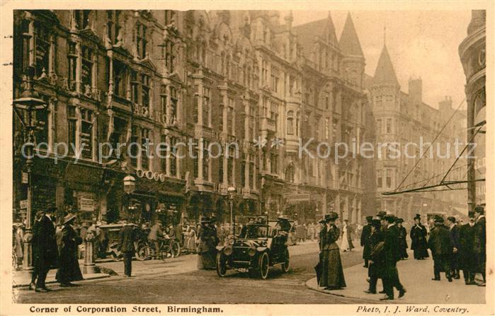 Birmingham Corner of Corporation Street Automobile