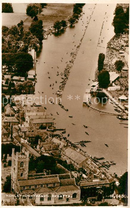Henley-on-Thames Regatta aerial view