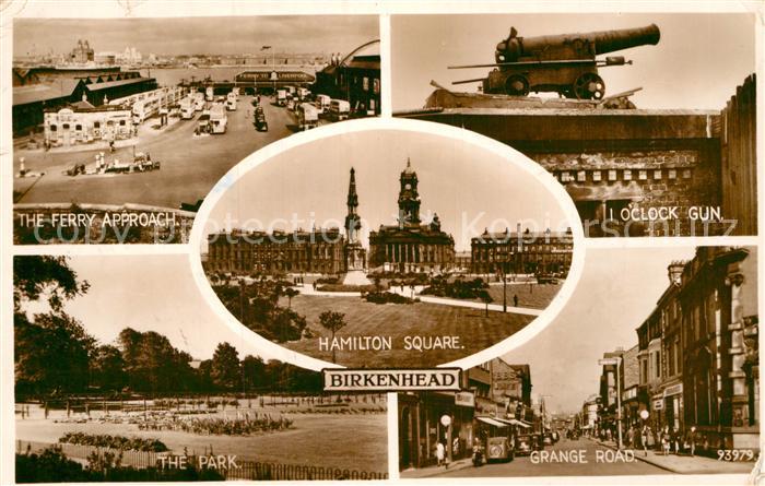 Birkenhead Ferry Approach O'clock Gun Hamilton Square Park Grange Road