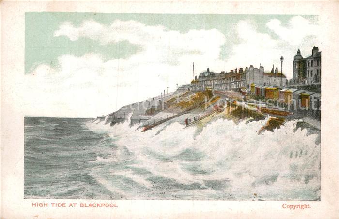 Blackpool High Tide Coast