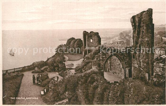 Hastings East Sussex Castle Ruines Coast