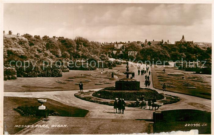 Wigan Nesnes Park Valentines Card