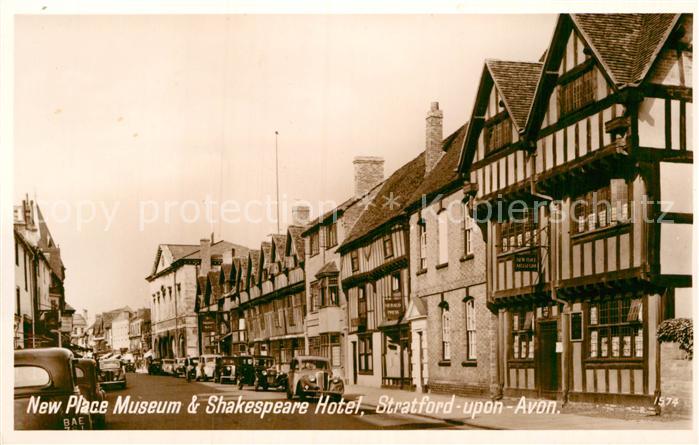 Stratford-Upon-Avon New Place Museum and Shakespeare Hotel