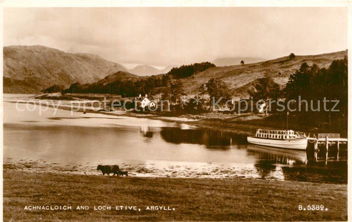 Argyll Achnacloich and Loch Etive Valentines Card