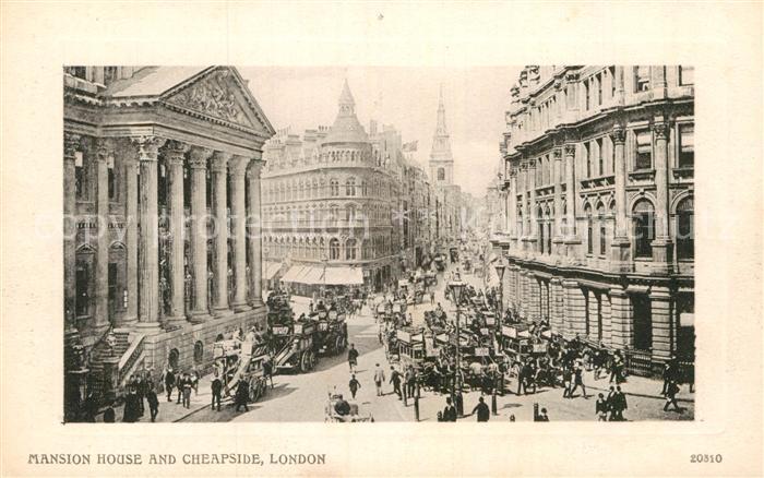 London Mansion House and Cheapside Valentines Series