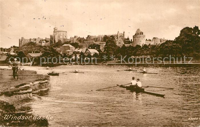 Windsor Castle as seen from the River Thames