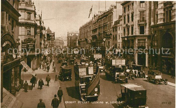 London Regent Street looking west