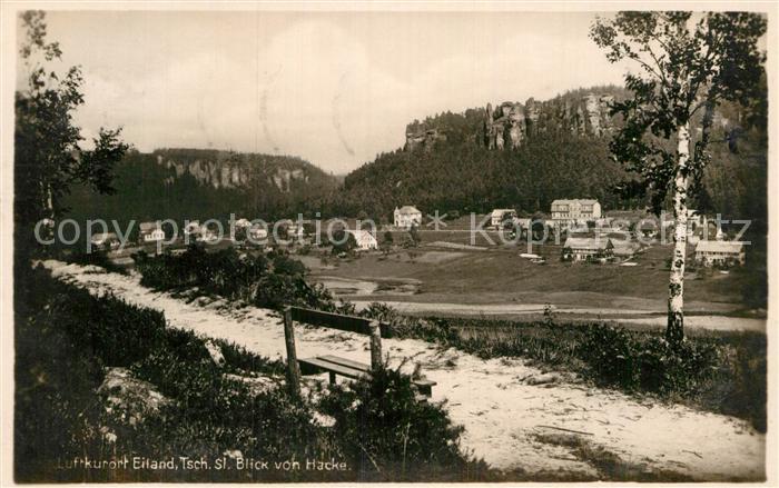 Eiland Erzgebirge Blick von Hacke
