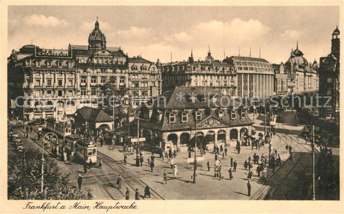 Strassenbahn Frankfurt am Main Hauptwache