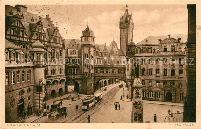 Strassenbahn Frankfurt am Main Rathaus