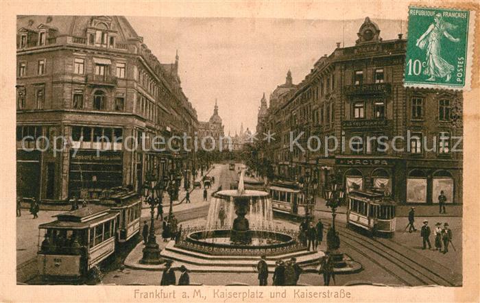 Strassenbahn Frankfurt am Main Kaiserplatz Kaiserstr