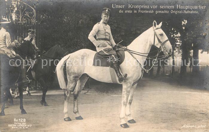 Adel Preussen Kronprinz Wilhelm