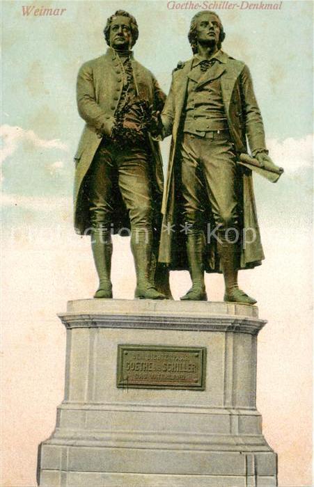 Denkmal Goethe-Schiller-Denkmal Weimar