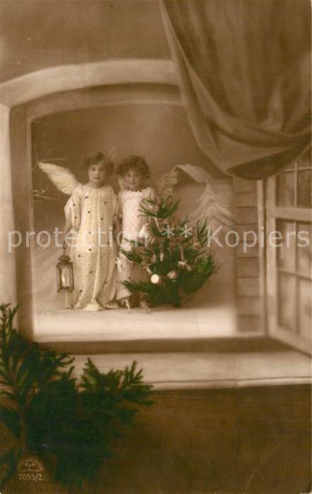 Foto RKL Paris Nr. 7055/2 Engel Laterne Weihnachtsbaum