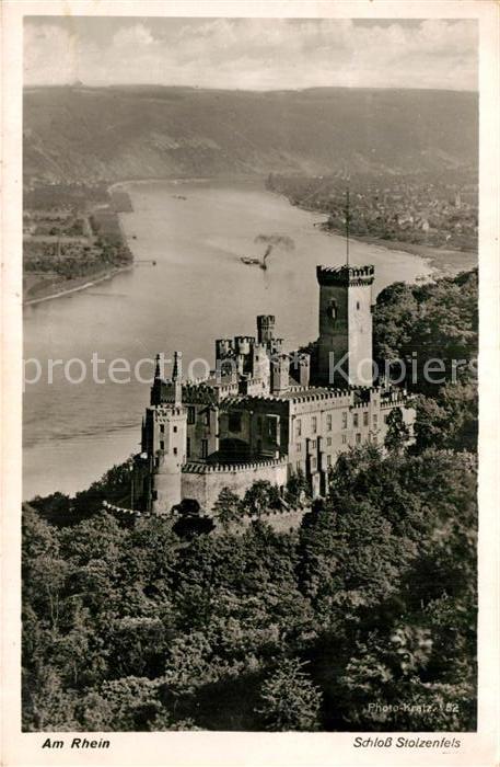 Foto Kratz Nr. 52 Schloss Stolzenfels