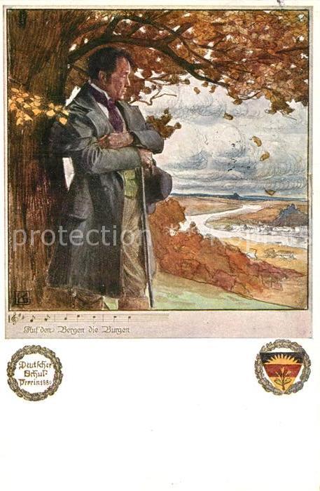 Verlag Schulverein Nr. 458 Auf den Bergen die Burgen