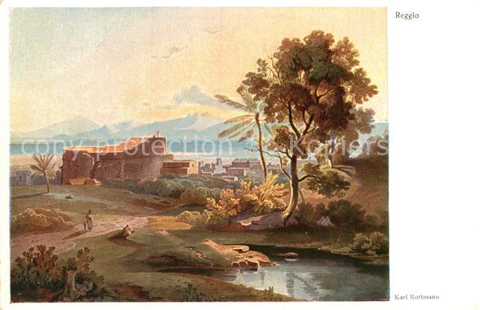 Kuenstlerkarte Karl Rottmann Reggio