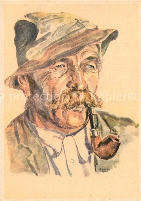 Kuenstlerkarte Dr. Gabriel Engler Kärntener Köpfe Berg