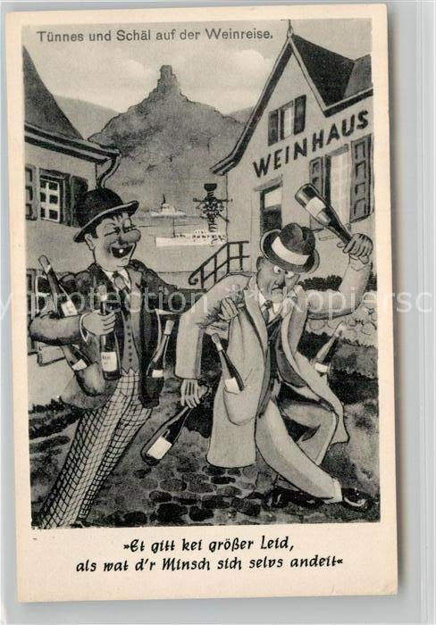 Wein Tünnes und Schäl Weinreise Weinhaus Hum