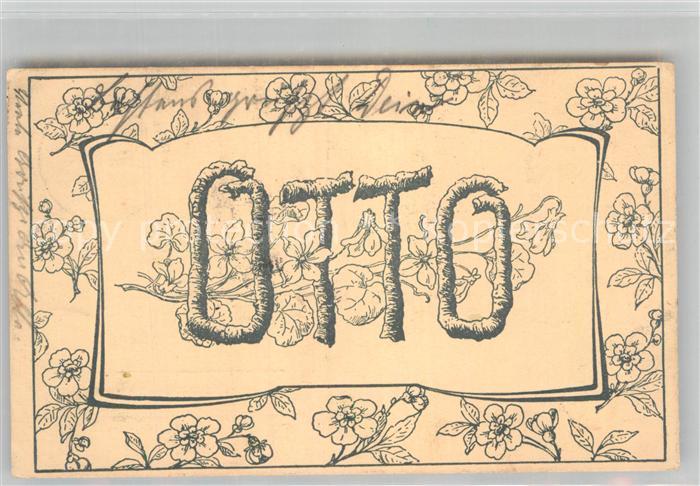 Namenskarte Namenstag Otto